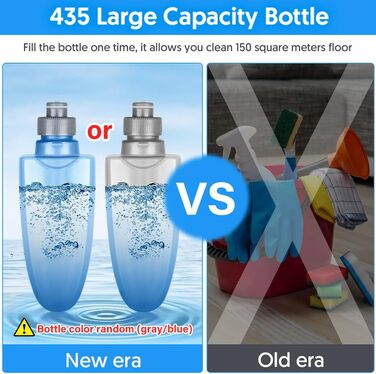 Швабра для підлоги з функцією розпилення, швабра TINA&TONY з функцією розпилення з резервуаром для води 435 мл, швабра для підлоги