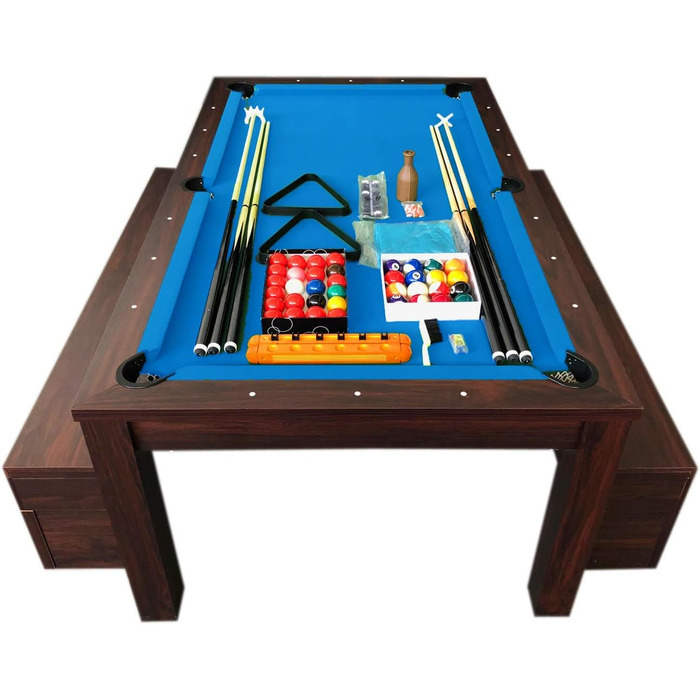 Більярдний стіл Billard Blaumen 7 FT RICH BLUE — функціональність і стиль в одному