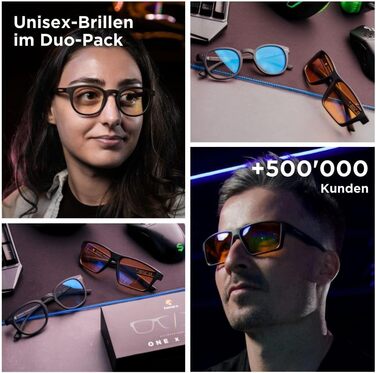 Окуляри з фільтром синього світла Horus X для чоловіків та жінок Blue Light Glasses