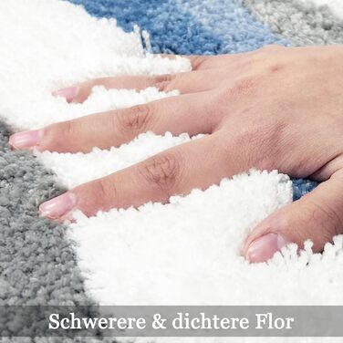 Синій килимок для ванної кімнати, милий килимок для ванної, доріжка, килимок для ванної для пляжу, ванна кімната, довгий килимок для ванної кімнати, прибережне оздоблення, доріжка для ванної кімнати, килимок для раковини 50x120 см