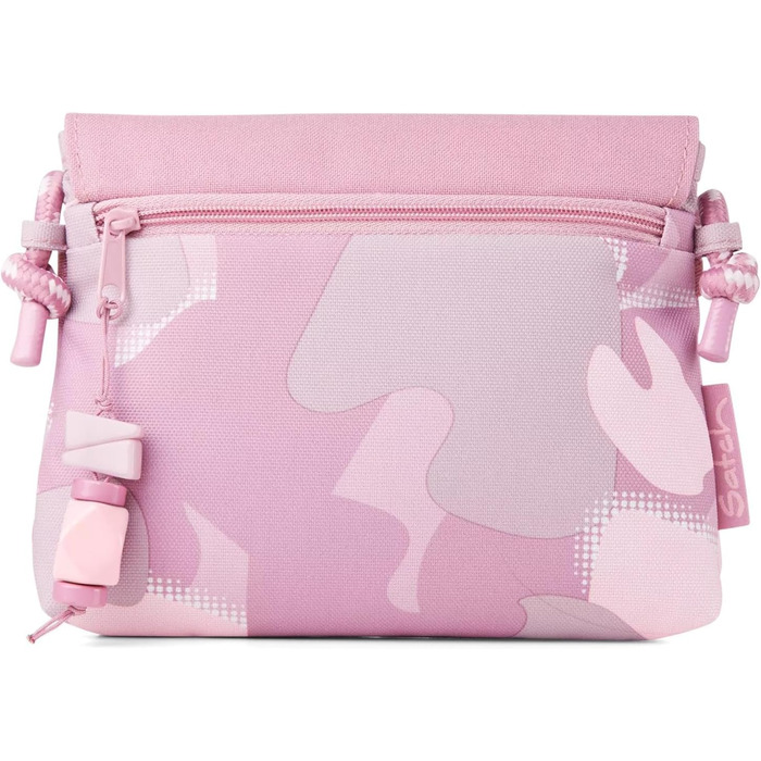 Маленька сумка-клатч Satch Clutch через плече, косметичка зі шнурком та дзеркалом для підлітків, Heartbreaker - рожева