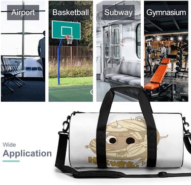 Яскраво-жовта дорожня сумка-мішок з мультяшним малюнком, спортивна сумка для мами та тата, унісекс