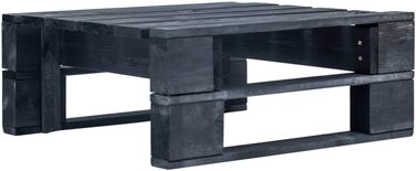 Вуличні піддони для пуфів Wood Black,45761