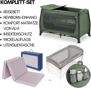 Дитяче ліжечко для подорожей Play n Relax Centre з комфортним матрацом та захистом від комах - Дитяче ліжечко для подорожей з вкла