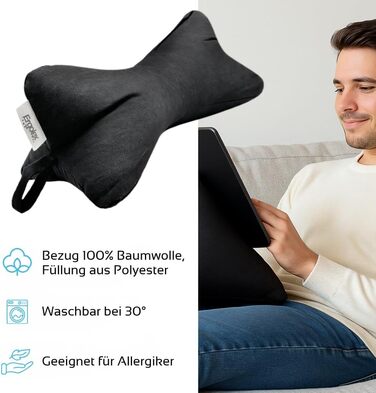 Книжковий корпус кістка для читання, подушка для читання ергономічна подушка-підтримка для книг та планшетів ідеальна подушка для шиї або підставка для книг для ліжка та дивана