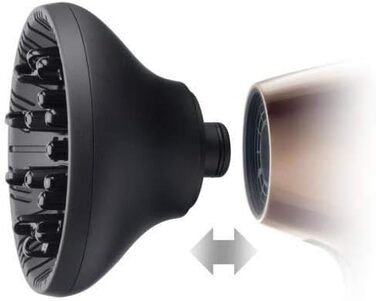 Фен Remington Ionen Air3D bronze легкий та збалансований з інноваційним 3D-потоком повітря (швидкість 110 км/год, 3 температурні та 2 ступені обдуву, 2 насадки-концентратори дифузор) D7777