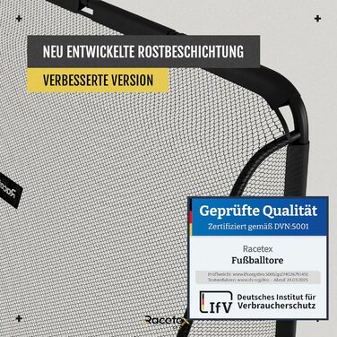 Футбольні ворота для садів, дітей та дорослих СУЧАСНИЙ дизайн - Дитячі футбольні ворота з міцною сталевою рамою спереду - Дитячі футбольні ворота з анкерними кріпленнями з нержавіючої сталі - Футбольні ворота 240x160