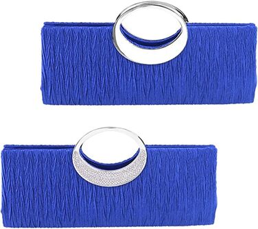 Клатч жіночий, сумочка-клатч, кристали, стрази, вечірня сумочка, гаманець, для нареченої, на весілля, вечірку, чорний, білий, срібний, королівський синій