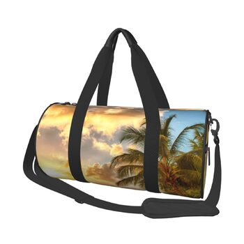 Велика дорожня сумка Гавайський захід сонця Легка та міцна Ідеальний подарунок для походів, відпусток, ділових поїздок та іншого