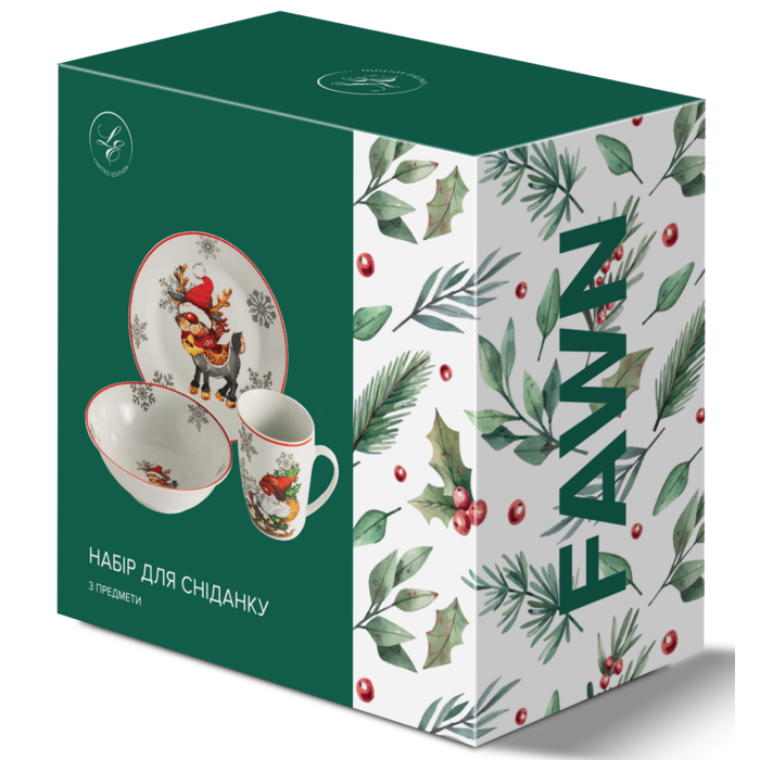 Дитячий набір Limited Edition NY Fawn, 3 предмети (7133568)