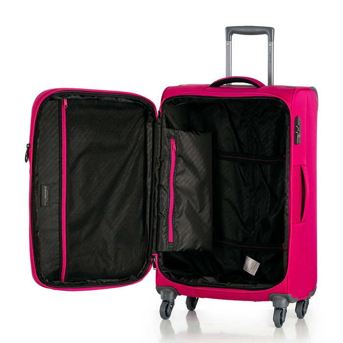 Валіза Swissbrand Silkeborg (S) Fuchsia/Light Grey (SWB_LLSIL941S)