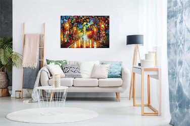 Леонід Афремов картина олією на полотні, абстракція, для вітальні, домашнього декору, Прощання з гнівом, 961cm (36x24in) 961cm (36