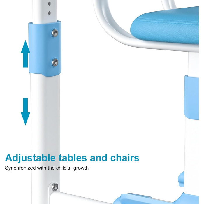 Комплект письмового столу та стільця для дітей віком від 3 до 18 років, дитячий художній стіл з регульованою висотою для дівчаток та хлопчиків, ергономічний дитячий стіл з шухлядою, рожева книжкова полиця