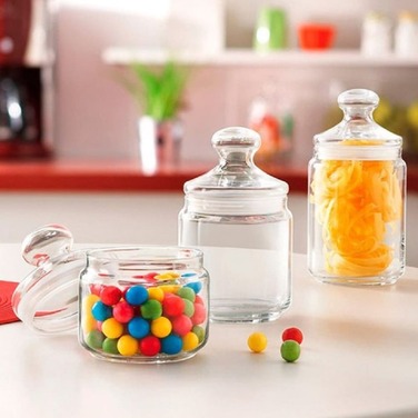 Набір банок Luminarc Club 3 шт., 0.5, 0.75 та 1 л