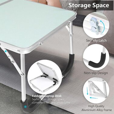 Складаний стіл для ноутбука HOSTIC для дому, ліжка та дивана