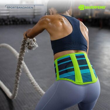 Унісекс спортивний бандаж для спини, для видів спорту з м&39ячем та ракеткою, легка атлетика, захист від перенавантаження, силіконова накладка, розмір L, Rivera, 11489441260013 L Rivera, 1