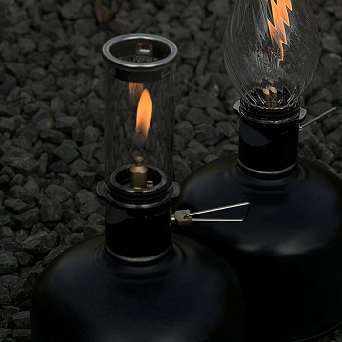 Портативний ліхтар для намету Srliya, газовий ліхтар для кемпінгу, алюмінієвий сплав, латунь, скло, газовий ліхтар для намету на відкритому повітрі, вінтажна газова свічка для походів, піших прогулянок, риболовлі