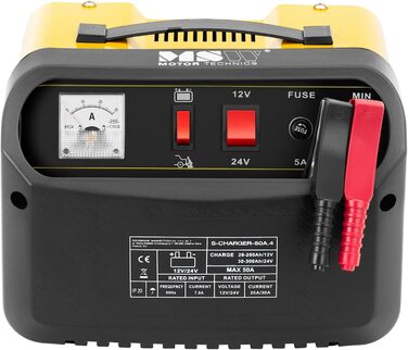 Автомобільний зарядний пристрій пуско-зарядний пристрій 12/24 В 45 А компактний автомобільний зарядний пристрій зарядний пристрій