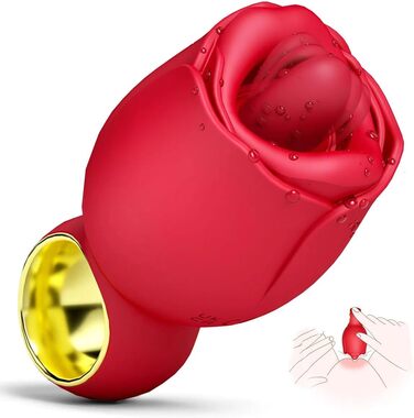 Вібратор для жінок Aomjauy, з функцією «лизання язиком», 8 режимів вібрації