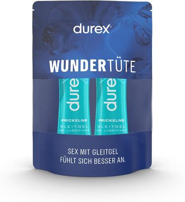 Гель-лубрикант Durex Prickelnd, 2 × 50 мл, на водній основі