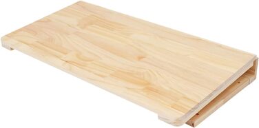 Настінний розкладний стіл, соснова деревина, розкладний верстак, плаваючий стіл для балкону, офісу, ванної кімнати, каравану, складу (80 * 50 см) 80*50 см