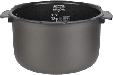 Програмована парова рисоварка, скороварка, повільна плита з нержавіючої сталі чорна, 1009S