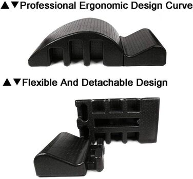 Розгинач спини, підтримка для масажу спини, дуга для пілатесу, коректор вирівнювання хребта, ванна для масажу на столі для пілатесу, роликовий тренажер для йоги, підтримка для корекції постави згинання хребта W