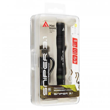 Ліхтар тактичний Mactronic Sniper 3.1 (130 Lm) USB Rechargeable Magnetic (THH0061)