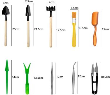 Підвісні горщики для квітів GIOVARA, підвісний горщик для квітів з дренажним отвором, 10 шт. різнокольорових садових горщиків з ін