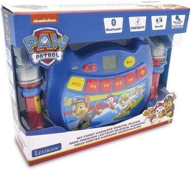 Цифровий плеєр Lexibook Paw Patrol MP300PAZ, караоке з 2 мікрофонами