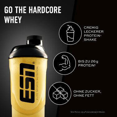 Протеїн ESN Iso Whey Hardcore, банан, 1000 г