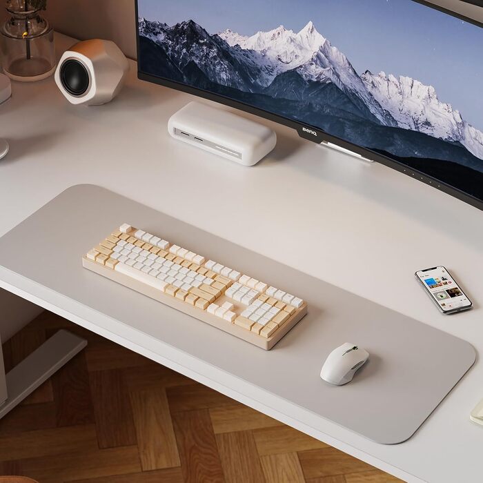 Стіл з регульованою висотою, електричний комп&39ютерний стіл 120 x 60 см, стіл для роботи сидячи та стоячи з 4 положеннями пам&39яті, стіл для роботи стоячи з 2 гачками для офісу, з&39єднувальна пластина, білий 120 x 60 см