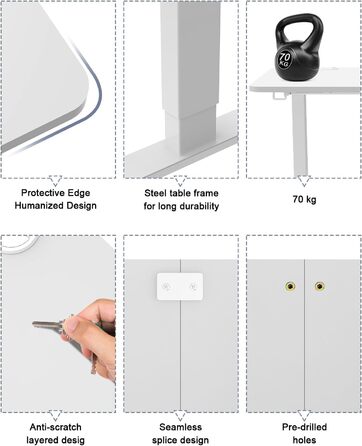 Стіл електричний регульований по висоті Стіл електричний регульований по висоті, ергономічний стіл сидячий-стоячий Стіл стоячий Ре