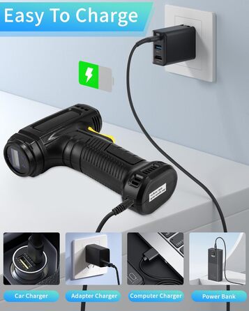 Електричний повітряний насос, автомобільний компресор, 154x73x52 мм, 10.3 бар / 150 PSI, ABS-пластик, сріблясто-сірий/чорний