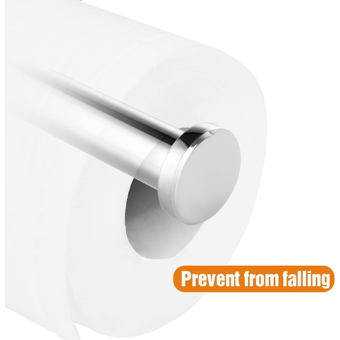 Тримач для рулонів туалетного паперу HITSLAM, тримач для рулонів туалетного паперу з нержавіючої сталі для кухні та ванної кімнати