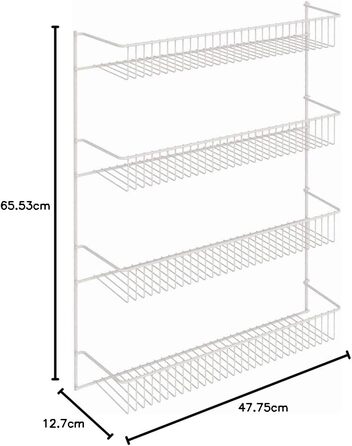 Настінна полиця ClosetMaid 8033, 4-рівнева, ширина 18 дюймів, 4 елементи