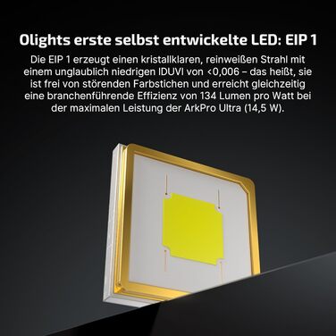 Ультрасвітлодіодний ліхтарик OLIGHT ArkPro з ультрафіолетовим та зеленим світлом, 1700 люмен, міцний плоский ліхтарик з чистим білим світлом, магнітне або USB-C підключення для використання на вулиці, водонепроникний IPX7, зелений колір