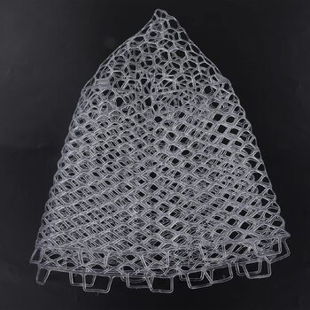 Рибальська сітка OUKENS, 45 x 40 см, біла гумова рибальська сітка, заміна, міцна, складна рибальська сітка, заміна для риболовного інструменту, прісноводна, морська