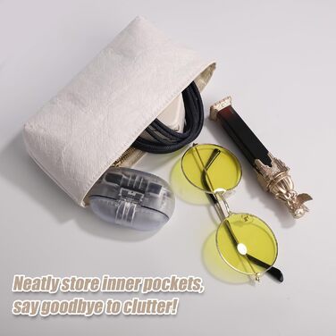 Організатор для сумок для міні-сумки Longchamp, біла вставка для сумок, підкладка для зберігання сумок, на блискавці, що не випада