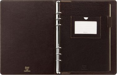 Шкіряний блокнот Filofax Organiser Планувальник зустрічей Heritage A5 компактний коричневий