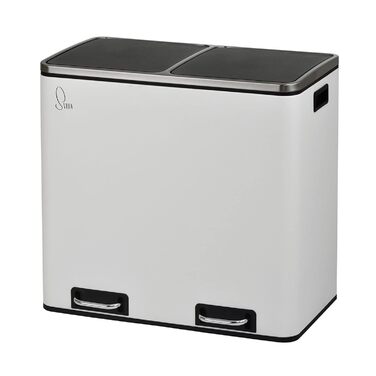 Педальний кошик для сміття 30 літрів внутрішній кошик для сміття дизайн кошик для сміття розділення сміття кошик для паперу органі