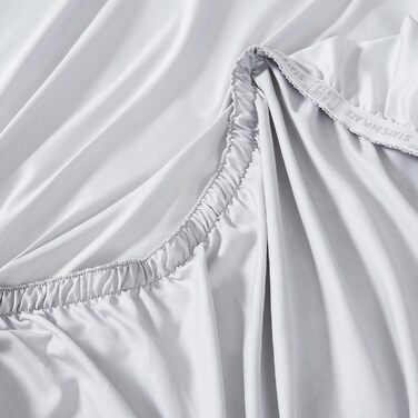 Комплект постільної білизни Linen Closet Performance Cool Grey Queen, 4 предмета, сірий (холодний сірий), розмір Queen