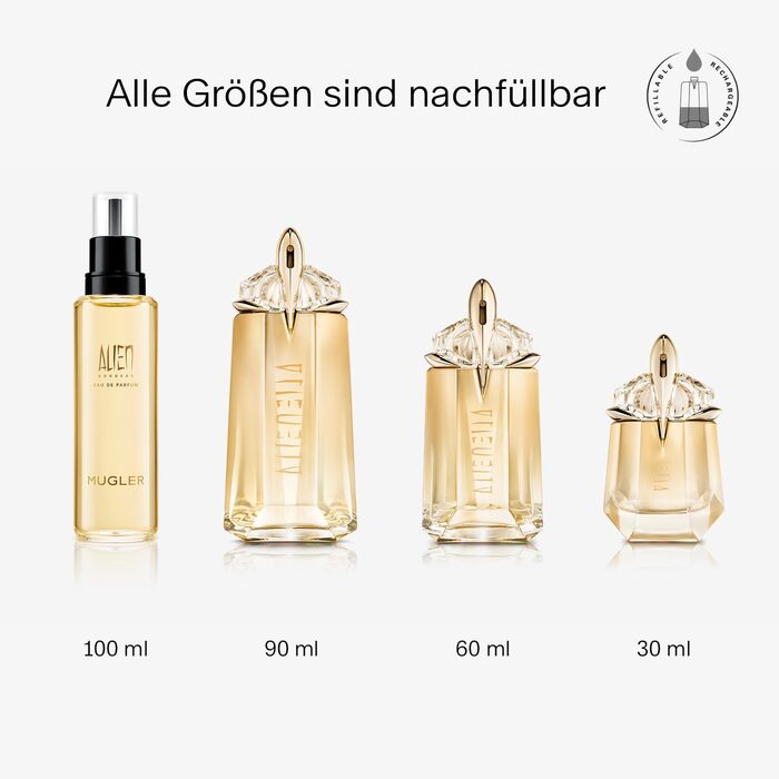 Жіночі парфуми, Бурштиновий, деревний та квітковий, Винятковий аромат, Змінний флакон 30 мл