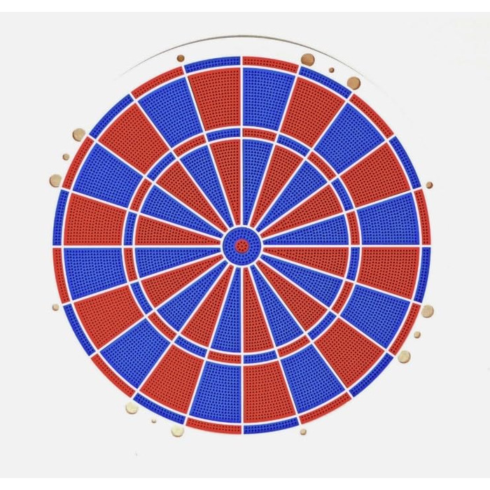 Мішень для дартсу/змінне коло для метання з 82 сегментами для дартсу, підходить для дартсу Lwen Tournament HB8 HB9, SM94 SM96