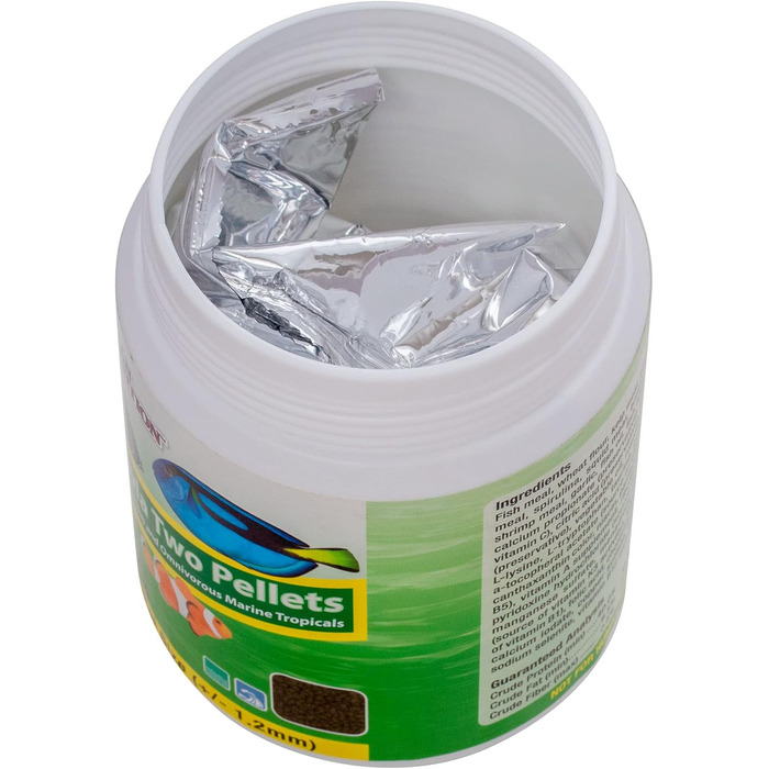 Пелети Ocean Nutrition Formula Two Marine Pellets Soft Moisture з низьким вмістом білка, маленькі, 200 г
