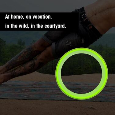 Грінсен Йога Розтяжка Згинання Баланс Колесо Коло для Здоров&39я Фітнес Вправа на Схуднення Зелений