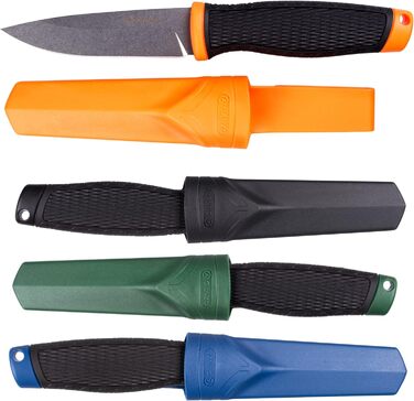 Ніж Ganzo G806-OR з фіксованим лезом, клинок з нержавіючої сталі 8CR14, ергономічна нековзна ручка, кемпінг, полювання, риболовля,