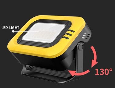 Портативний світлодіодний робочий ліхтар, водонепроникний сонячний ліхтар 1200 люмен з трьома рівнями яскравості, що перезаряджається через USB, ідеально підходить для гриля на вулиці, намету, патіо та саду, зелений