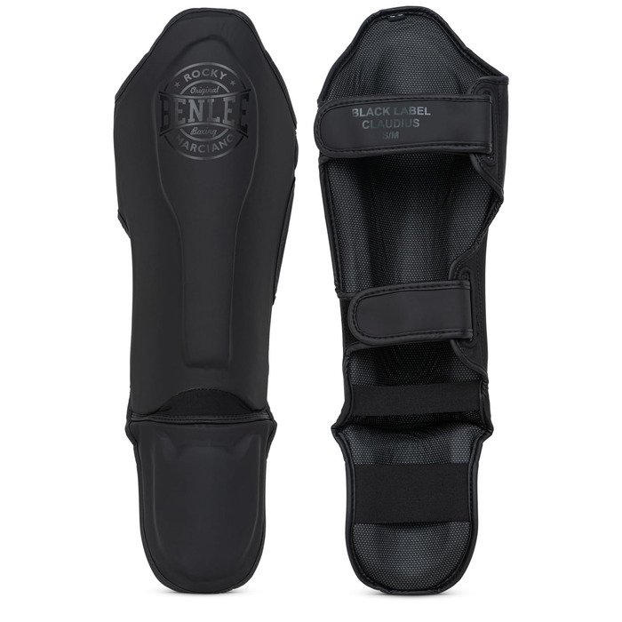 Щитки для гомілок BENLEE зі штучної шкіри Claudius чорні, розмір L-XL