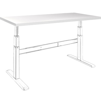Стільниця Celexon 175x75 см біла міцна меламінова ДСП із захисним краєм для вашого столу довговічна та проста в догляді робоча поверхня для офісу та дому зі стільницею 175 x 75 см